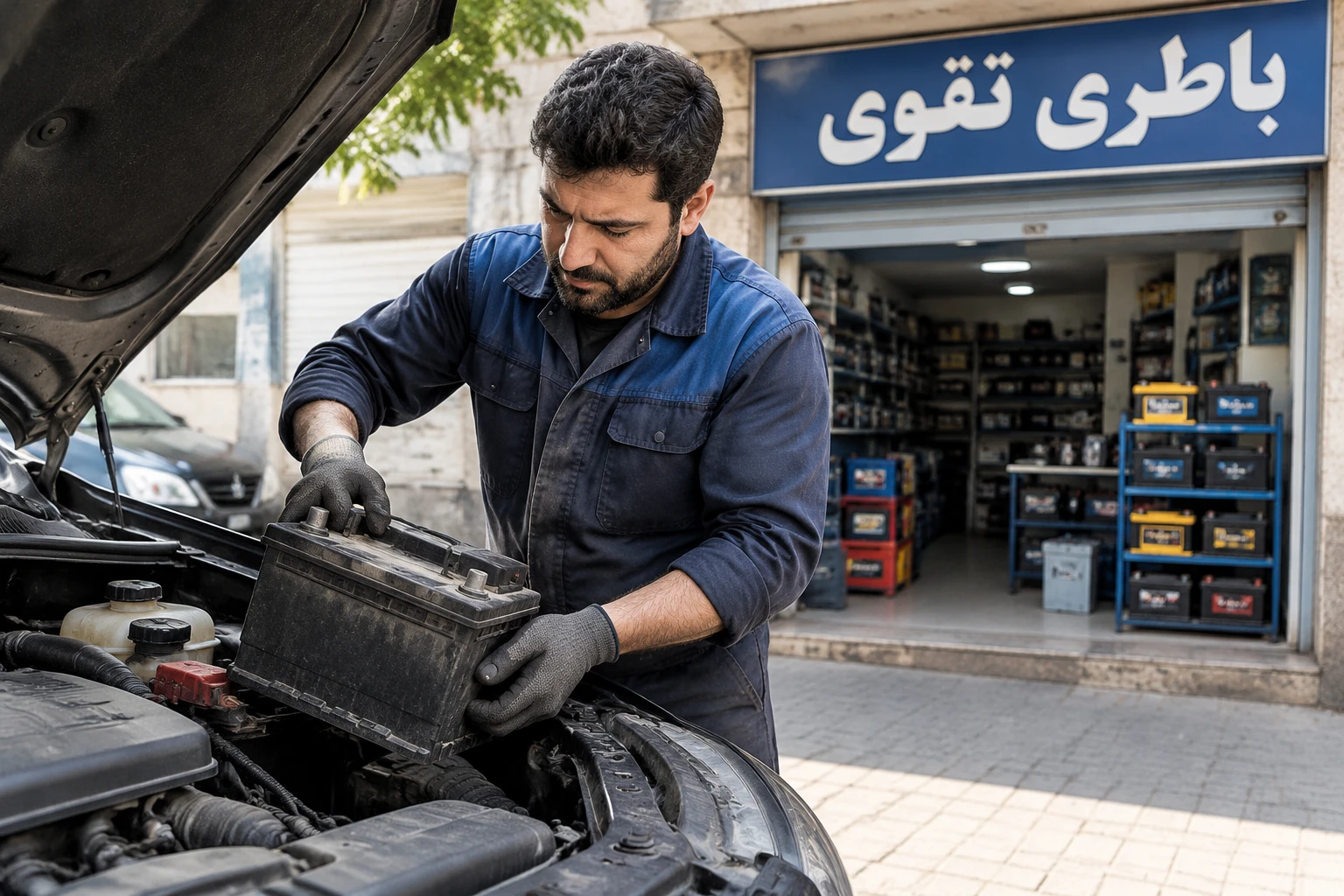 مراحل تعویض باتری خودرو و راهنمای خرید باتری ماشین در باطری تقوی